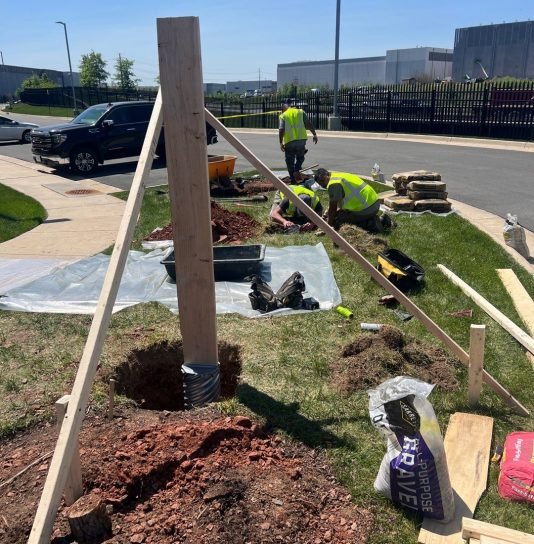 flag pole install ashburn 04